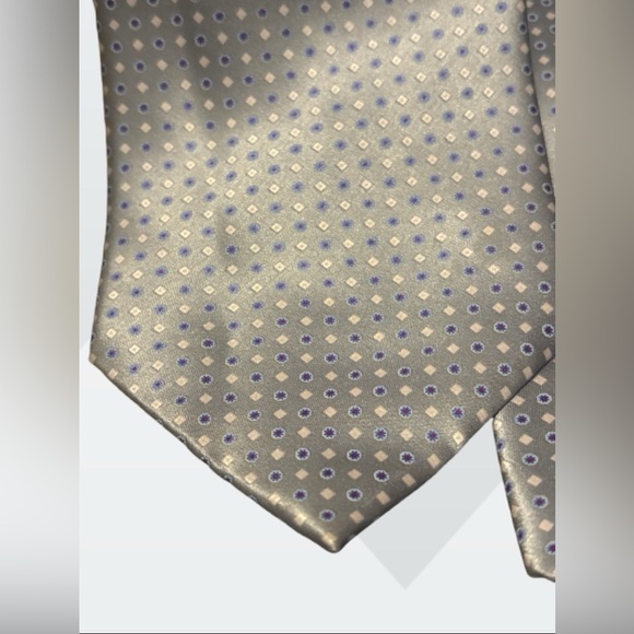 Free with Purchase - Vintage Stefano Ricci Silver Silk Tie - Picture 2 of 8
